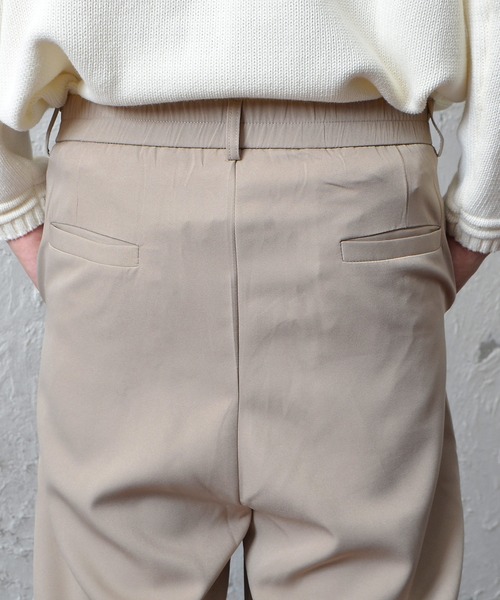 MinoriTY(マイノリティ)の「メンズTRワイドバルーンシルエットイージースラックスパンツ(スラックス・メンズ・ブラック/ベージュ/グレー/カーキ・M/L)」の14枚目の写真