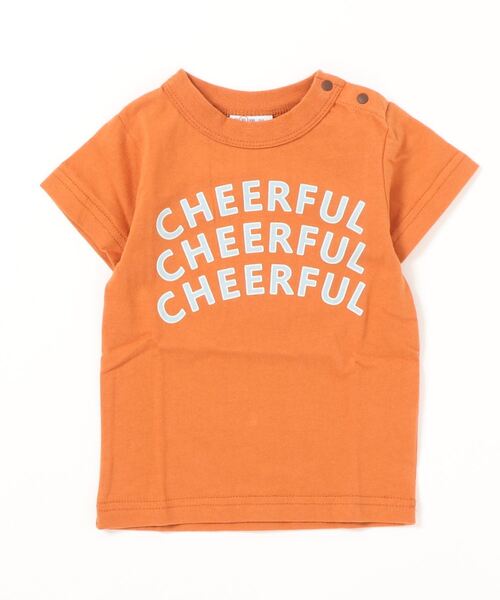 OFFICIAL TEAM(オフィシャルチーム)の「CHEERFUL T-SHIRT(Tシャツ/カットソー・キッズ・ブラウン/ブラック/パープル・100/140/120/110/130/90)」の2枚目の写真
