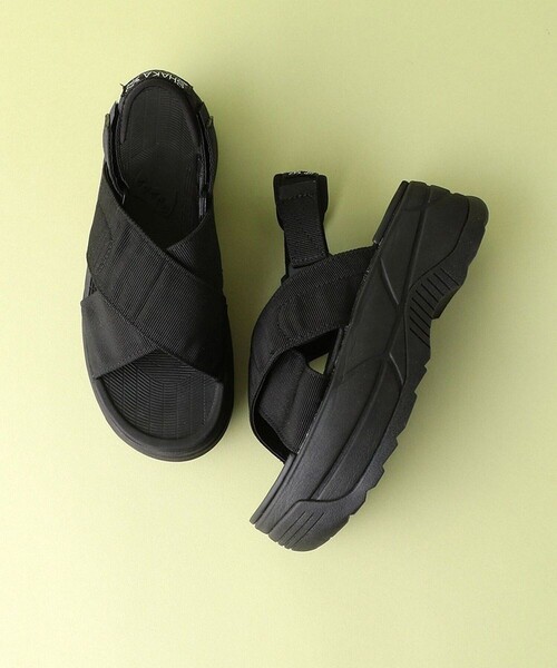 FREAK'S STORE(フリークスストア)の「SHAKA×FREAK'S STORE/シャカ 別注FIESTA CHUNKY/別注フィエスタチャンキー(サンダル・レディース・ブラック・6/5)」の4枚目の写真