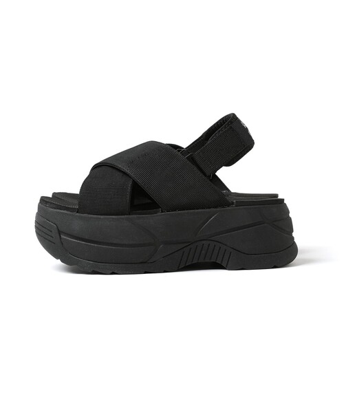 FREAK'S STORE(フリークスストア)の「SHAKA×FREAK'S STORE/シャカ 別注FIESTA CHUNKY/別注フィエスタチャンキー(サンダル・レディース・ブラック・6/5)」の5枚目の写真