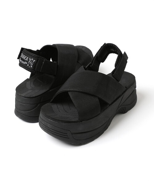 FREAK'S STORE(フリークスストア)の「SHAKA×FREAK'S STORE/シャカ 別注FIESTA CHUNKY/別注フィエスタチャンキー(サンダル・レディース・ブラック・6/5)」の6枚目の写真