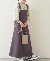【timecapsule】「四角い思い出」memory photo刺繍ジャンパースカート
