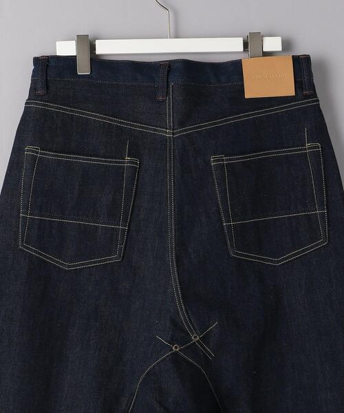 FUMITO GANRYU(フミトガンリュウ)の「<FUMITO GANRYU(フミト ガンリュウ)> デニム 5P サルエル(デニムパンツ・メンズ・ネイビー・1/2/3)」の4枚目の写真