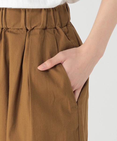 studio CLIP（スタディオクリップ）の「【キナリノ掲載商品】《満点いつものパンツ》いつでもゆったりサーカスパンツ[プラスサイズあり]（その他パンツ・レディース・カーキ/アイボリー/キャメル・MEDIUM/LARGE/X-LARGE/XX-LARGE/XXX-LARGE）」の17枚目の写真