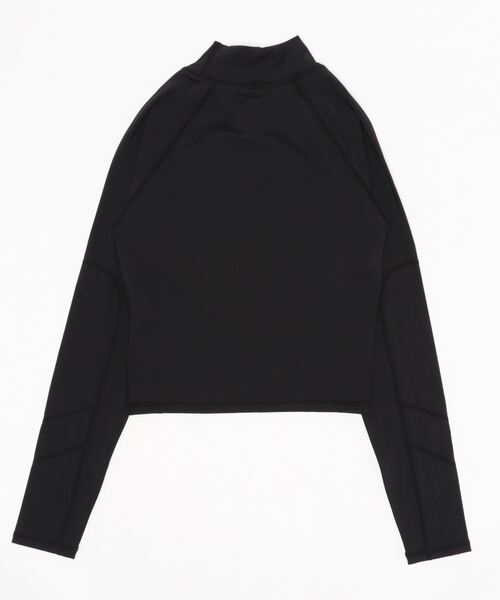 PIPING HOT FUTURE（パイピングホットフューチャー）の「LS SECOND SKIN SEAMED MOCK NECK TOP（Tシャツ/カットソー・レディース・ブラック・XS/S/L/M）」の12枚目の写真