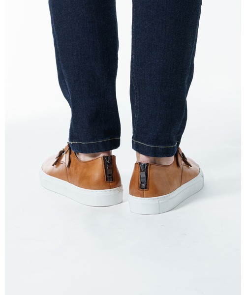 wjk（ダヴルジェイケイ）の「double monk sneaker（スニーカー・メンズ・ブラック/キャメル・41/42/43）」の9枚目の写真