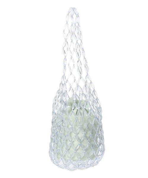 Honey Salon（ハニーサロン）の「ビーズバッグ（ショルダーバッグ・レディース・ライトブルー/クリア・FREE）」の12枚目の写真