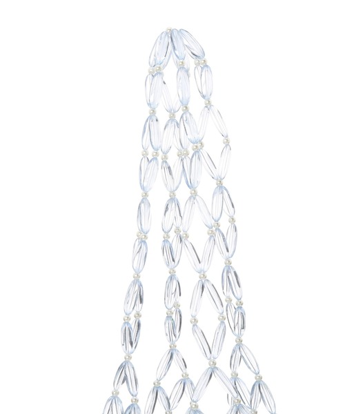 Honey Salon（ハニーサロン）の「ビーズバッグ（ショルダーバッグ・レディース・ライトブルー/クリア・FREE）」の14枚目の写真