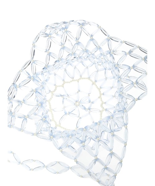 Honey Salon（ハニーサロン）の「ビーズバッグ（ショルダーバッグ・レディース・ライトブルー/クリア・FREE）」の16枚目の写真