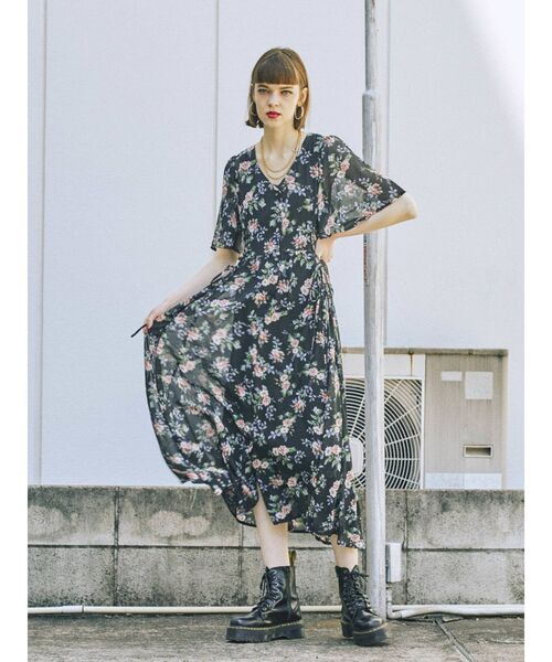 jouetie(ジュエティ)の「レースアップシアーワンピース(ワンピース・レディース・ブラック/ピンク/ライトブルー/その他1・MEDIUM)」の19枚目の写真