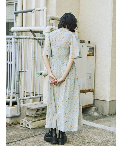 jouetie(ジュエティ)の「レースアップシアーワンピース(ワンピース・レディース・ブラック/ピンク/ライトブルー/その他1・MEDIUM)」の20枚目の写真