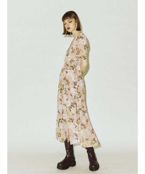 jouetie(ジュエティ)の「レースアップシアーワンピース(ワンピース・レディース・ブラック/ピンク/ライトブルー/その他1・MEDIUM)」の6枚目の写真