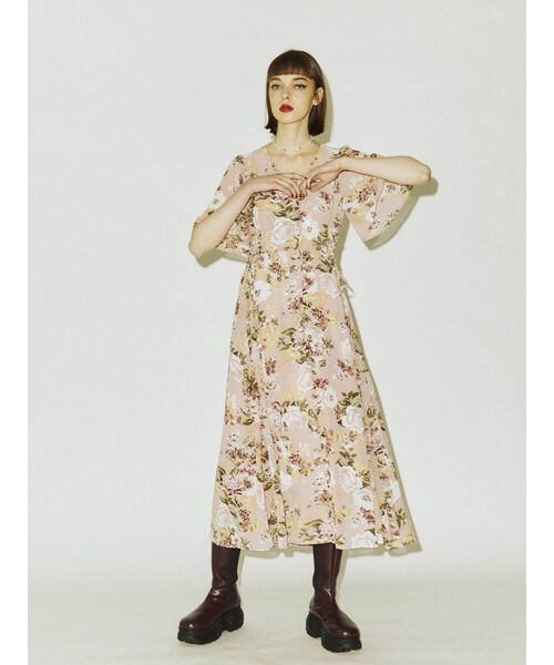 jouetie(ジュエティ)の「レースアップシアーワンピース(ワンピース・レディース・ブラック/ピンク/ライトブルー/その他1・MEDIUM)」の16枚目の写真