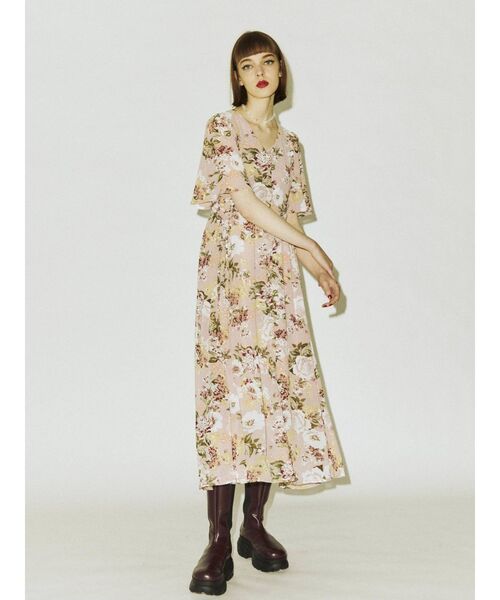 jouetie(ジュエティ)の「レースアップシアーワンピース(ワンピース・レディース・ブラック/ピンク/ライトブルー/その他1・MEDIUM)」の18枚目の写真