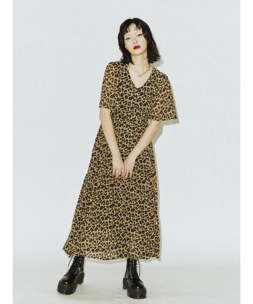 jouetie(ジュエティ)の「レースアップシアーワンピース(ワンピース・レディース・ブラック/ピンク/ライトブルー/その他1・MEDIUM)」の8枚目の写真