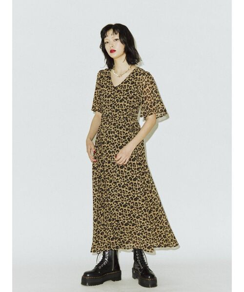 jouetie(ジュエティ)の「レースアップシアーワンピース(ワンピース・レディース・ブラック/ピンク/ライトブルー/その他1・MEDIUM)」の14枚目の写真