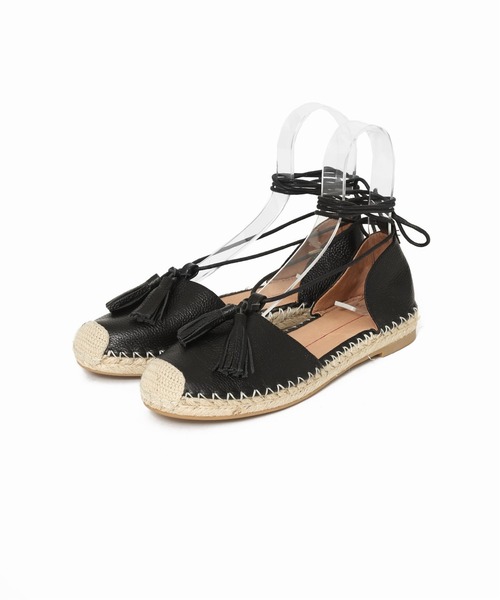 U by SPICK&SPAN（ユーバイスピックアンドスパン）の「【MOLLINI/モリーニ】 レースアップエスパフラット◆（サンダル・レディース・ブラック・36/37/38）」の17枚目の写真