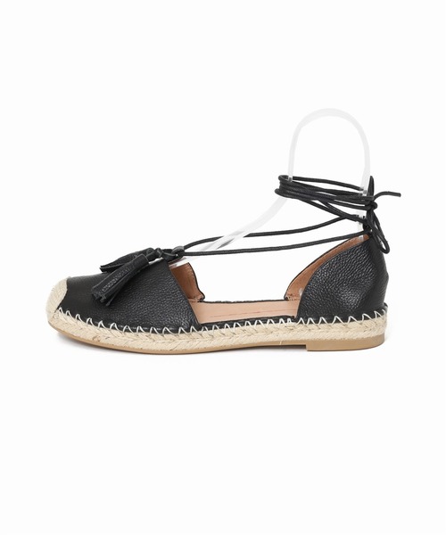 U by SPICK&SPAN（ユーバイスピックアンドスパン）の「【MOLLINI/モリーニ】 レースアップエスパフラット◆（サンダル・レディース・ブラック・36/37/38）」の14枚目の写真