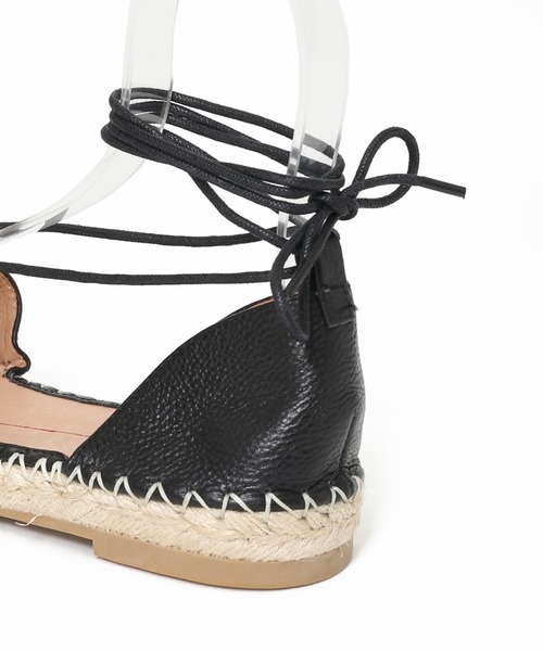 U by SPICK&SPAN（ユーバイスピックアンドスパン）の「【MOLLINI/モリーニ】 レースアップエスパフラット◆（サンダル・レディース・ブラック・36/37/38）」の12枚目の写真