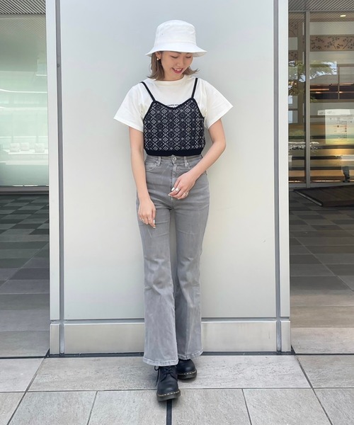 FREE'S MART（フリーズマート）の「◇アウトロックロゴプリントＴシャツ（Tシャツ/カットソー・レディース・ホワイト/ブルー/ブラック・FREE）」の7枚目の写真