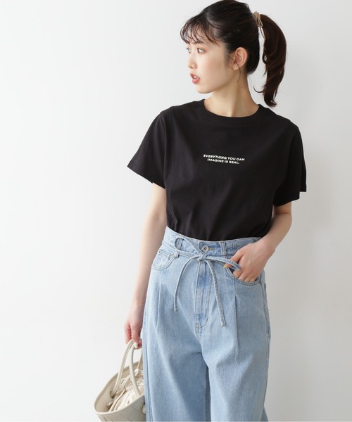 FREE'S MART（フリーズマート）の「◇アウトロックロゴプリントＴシャツ（Tシャツ/カットソー・レディース・ホワイト/ブルー/ブラック・FREE）」の19枚目の写真