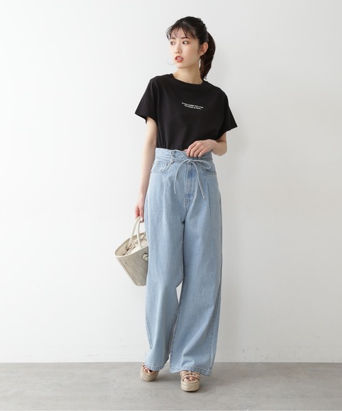 FREE'S MART（フリーズマート）の「◇アウトロックロゴプリントＴシャツ（Tシャツ/カットソー・レディース・ホワイト/ブルー/ブラック・FREE）」の18枚目の写真