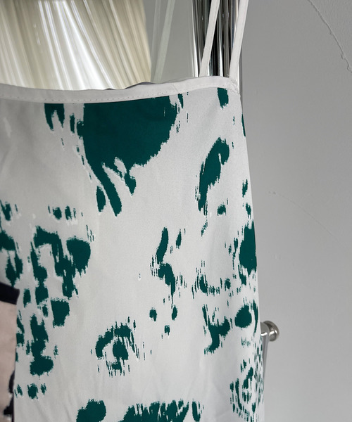 SANSeLF（サンセルフ）の「【SANSeLF】pattern camisole onepiece sanw92（ワンピース・レディース・グレー/グリーン・FREE）」の16枚目の写真