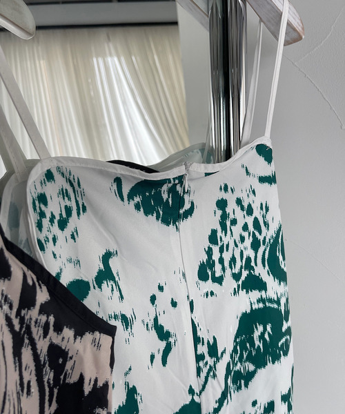SANSeLF（サンセルフ）の「【SANSeLF】pattern camisole onepiece sanw92（ワンピース・レディース・グレー/グリーン・FREE）」の15枚目の写真