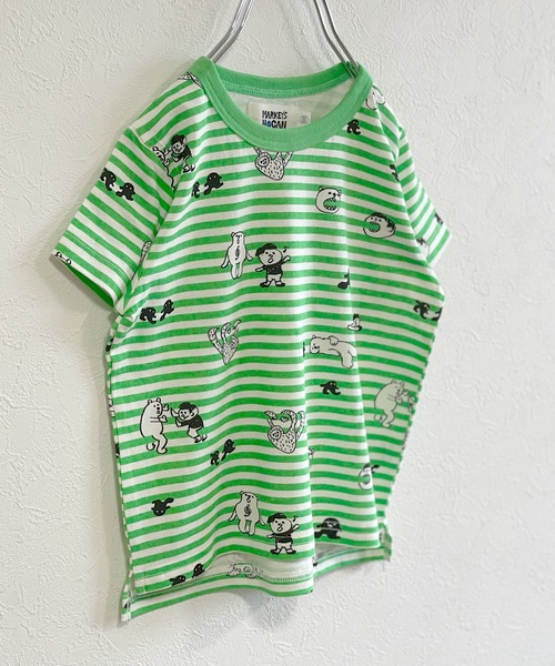 HOGAN RANCH WEAR（ホーガンランチウエア）の「ソウガラセットインTシャツ（80～130cm）（Tシャツ/カットソー・キッズ・ライトブルー/オフホワイト/イエロー/ライトグリーン/アイボリー・80/90/95/100/110/120/130）」の4枚目の写真