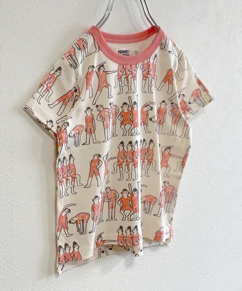HOGAN RANCH WEAR（ホーガンランチウエア）の「ソウガラセットインTシャツ（80～130cm）（Tシャツ/カットソー・キッズ・ライトブルー/オフホワイト/イエロー/ライトグリーン/アイボリー・80/90/95/100/110/120/130）」の3枚目の写真