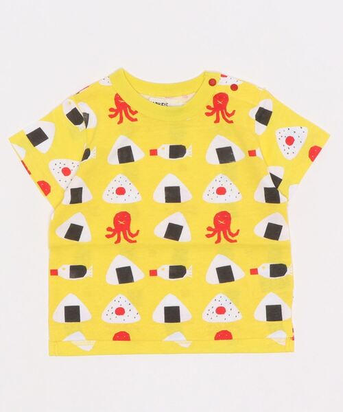 HOGAN RANCH WEAR（ホーガンランチウエア）の「ソウガラセットインTシャツ（80～130cm）（Tシャツ/カットソー・キッズ・ライトブルー/オフホワイト/イエロー/ライトグリーン/アイボリー・80/90/95/100/110/120/130）」の7枚目の写真