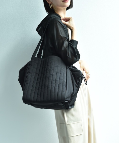 【ＳＯＬＰＲＥＳＡ】ソルプレーサ　ＮＹＬＯＮ　ＱＵＩＬＴＩＮＧ　ＴＯＴＥＢＡＧ SOLPRESA】NYLON QUILTING TOTE