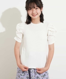 a.v.v（アーヴェヴェ）の「[100-130]パワショルテレコカットソー（Tシャツ/カットソー・キッズ）」