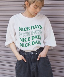 tiptop | 2021SS ウェーブロゴBIGTシャツ(Tシャツ/カットソー)