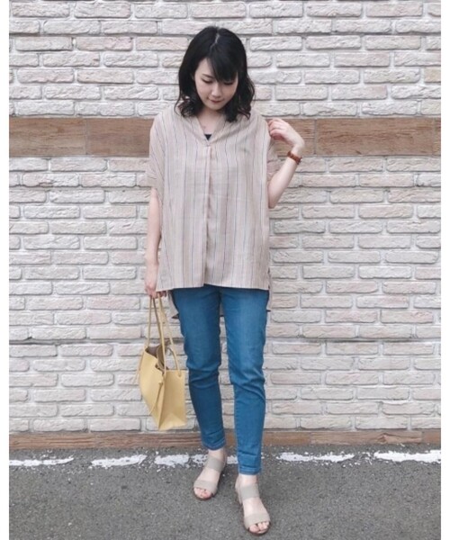 SHOO・LA・RUE(シューラルー)の「◆【SS-4L/3Dスキャン】裏ひんやりデニムスキニーパンツ(その他パンツ・レディース・ブラック/ブルー/ダークネイビー/ホワイト系・01/02/04/10/03/05/06)」の16枚目の写真