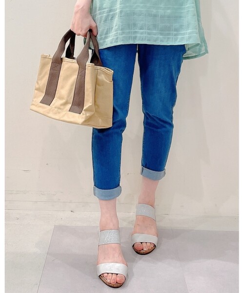 SHOO・LA・RUE(シューラルー)の「◆【SS-4L/3Dスキャン】裏ひんやりデニムスキニーパンツ(その他パンツ・レディース・ブラック/ブルー/ダークネイビー/ホワイト系・01/02/04/10/03/05/06)」の18枚目の写真