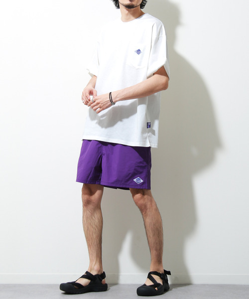 PEN FIELD(ペンフィールド)の「【WEB限定】【別注】【PEN FIELD】ナイロンワイドショーツパンツ 水陸両用(その他パンツ・メンズ・ブラック/ベージュ/パープル/ネイビー/マスタード・MEDIUM/LARGE/X-LARGE)」の21枚目の写真