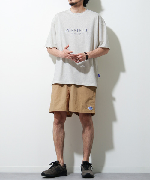 PEN FIELD(ペンフィールド)の「【WEB限定】【別注】【PEN FIELD】ナイロンワイドショーツパンツ 水陸両用(その他パンツ・メンズ・ブラック/ベージュ/パープル/ネイビー/マスタード・MEDIUM/LARGE/X-LARGE)」の19枚目の写真