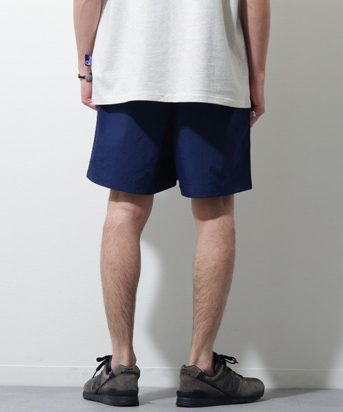 PEN FIELD(ペンフィールド)の「【WEB限定】【別注】【PEN FIELD】ナイロンワイドショーツパンツ 水陸両用(その他パンツ・メンズ・ブラック/ベージュ/パープル/ネイビー/マスタード・MEDIUM/LARGE/X-LARGE)」の12枚目の写真