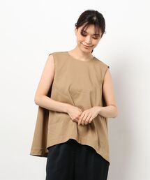 Sig FREAK'S STORE | ●Sig FREAK'S STORE/シグ フリークス ストア　リネンライクノースリーブトップス(シャツ/ブラウス)