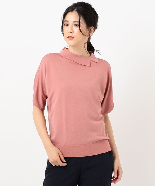 J.PRESS Ladies(J.プレス レディス)の「【洗える】レーヨンストレッチ ロールネックニット(ニット/セーター・レディース・ネイビー系/ベージュ系/ピンク系/スモーキーグリーン系・SMALL)」の12枚目の写真
