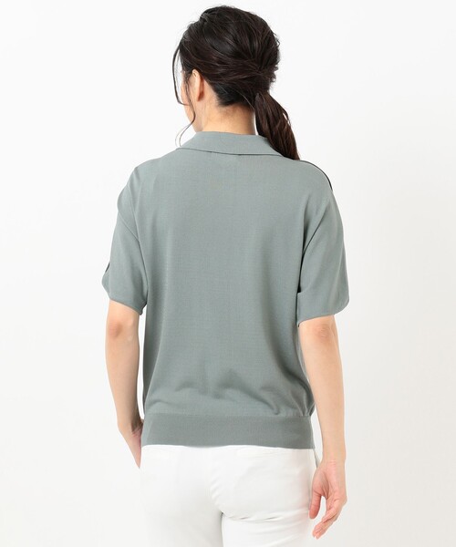 J.PRESS Ladies(J.プレス レディス)の「【洗える】レーヨンストレッチ ロールネックニット(ニット/セーター・レディース・ネイビー系/ベージュ系/ピンク系/スモーキーグリーン系・SMALL)」の6枚目の写真