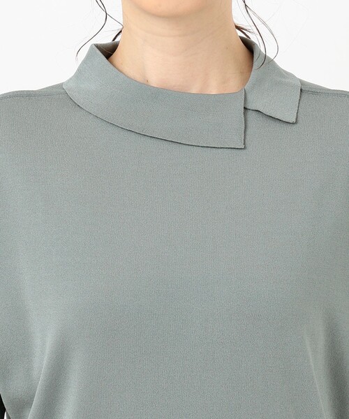 J.PRESS Ladies(J.プレス レディス)の「【洗える】レーヨンストレッチ ロールネックニット(ニット/セーター・レディース・ネイビー系/ベージュ系/ピンク系/スモーキーグリーン系・SMALL)」の15枚目の写真