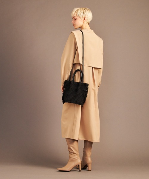 Laugoa（ラウゴア）の「【LAUGOA】BARRY バリー 21526-12002（トートバッグ・レディース・ブラック/アイボリー・FREE）」の6枚目の写真