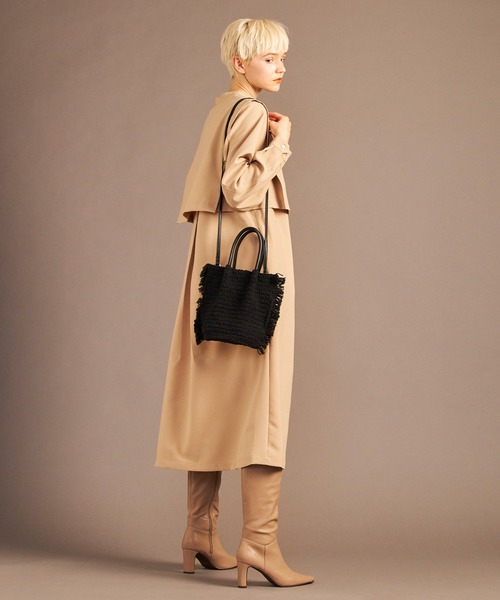 Laugoa（ラウゴア）の「【LAUGOA】BARRY バリー 21526-12002（トートバッグ・レディース・ブラック/アイボリー・FREE）」の12枚目の写真