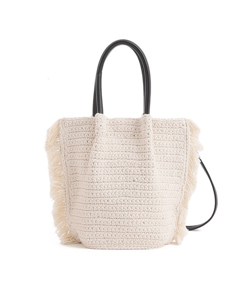 Laugoa（ラウゴア）の「【LAUGOA】BARRY バリー 21526-12002（トートバッグ・レディース・ブラック/アイボリー・FREE）」の18枚目の写真