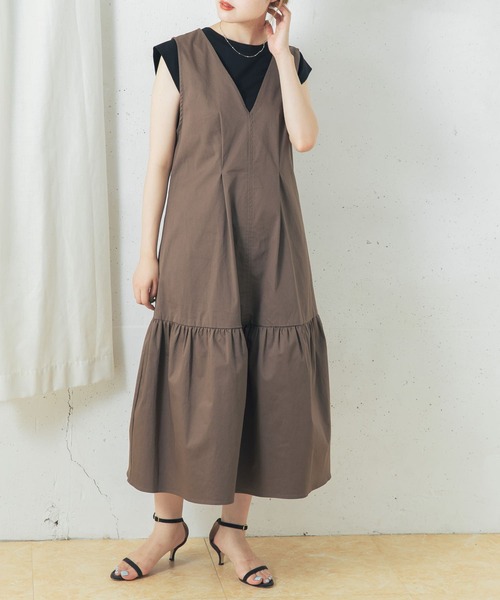 セール Web限定 ウエストタックティアードジャンパーワンピース ワンピース Urban Research Rosso アーバンリサーチロッソ のファッション通販 Zozotown