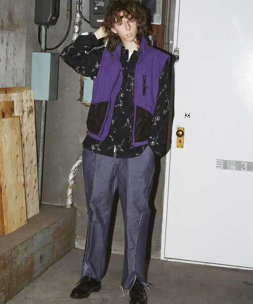 GLOSTER（グロスター）の「【GLOSTER/グロスター】パジャマカンフーシャツ　デニム/ペイズリー/花柄（シャツ/ブラウス・メンズ・インディゴブルー/ブラック系その他/グレー系その他・MEDIUM/LARGE）」の19枚目の写真