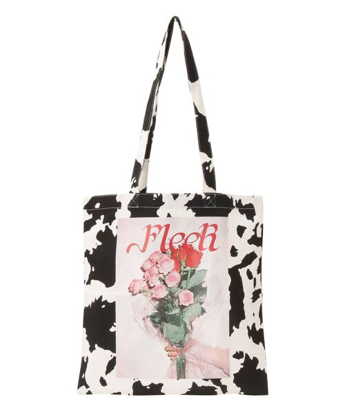 jouetie(ジュエティ)の「フラワーフォトトート BAG(トートバッグ・レディース・ブラック/オフホワイト/ベージュ/ブルー/ピンク/その他1・FREE)」の7枚目の写真