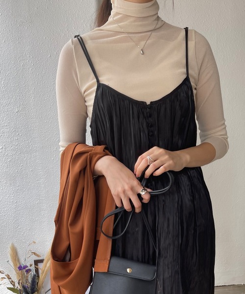 Shelly island（シェリーアイランド）の「ラメシアータートルカットソー（Tシャツ/カットソー・レディース・ホワイト/ブラック/ピンク/ブルー・FREE）」の19枚目の写真